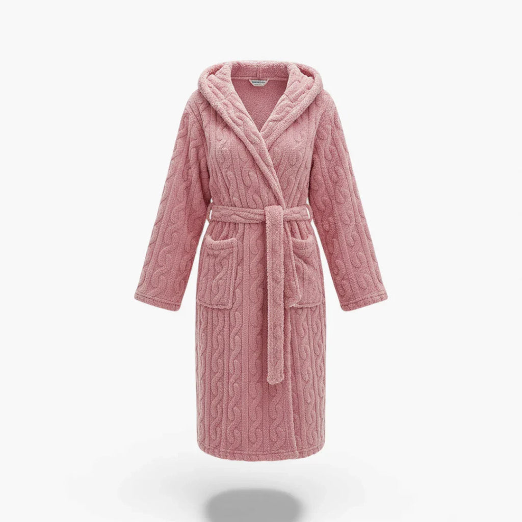 Damen-Bademantel kuschelig weich