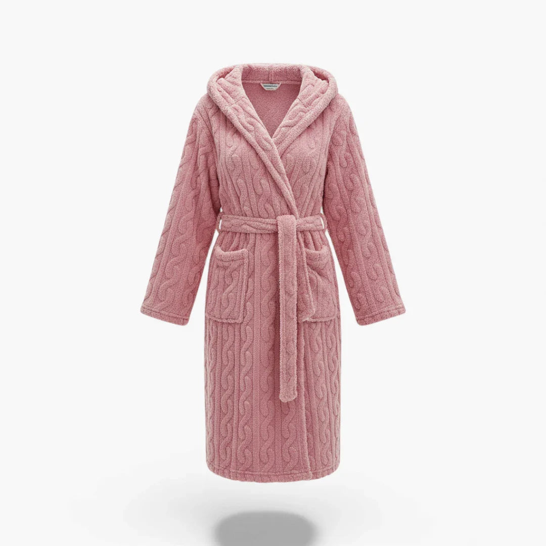 Damen-Bademantel kuschelig weich
