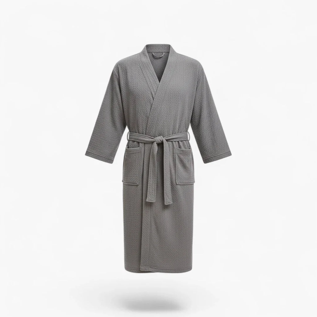 Herren-Waffel-Bademantel