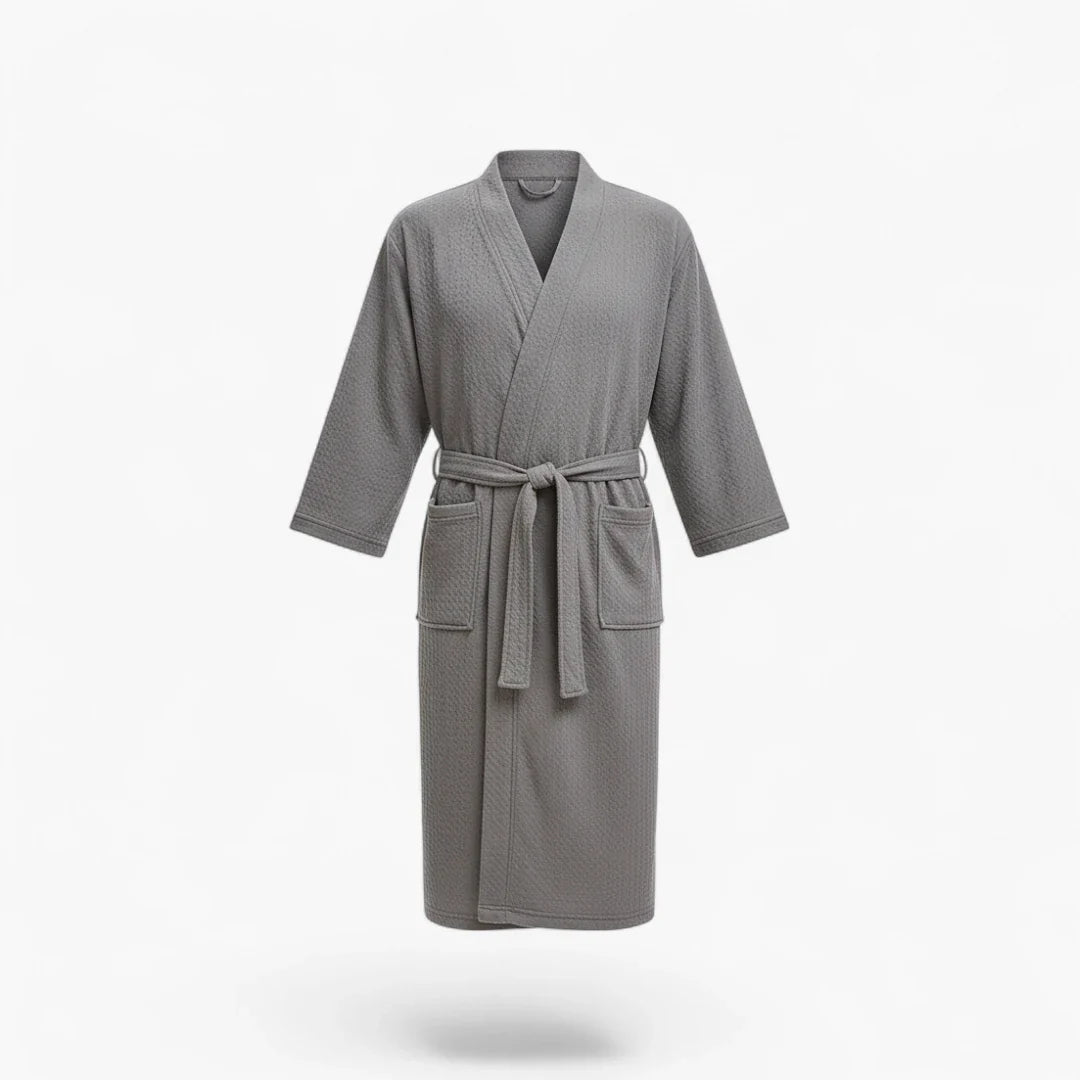 Herren-Waffel-Bademantel