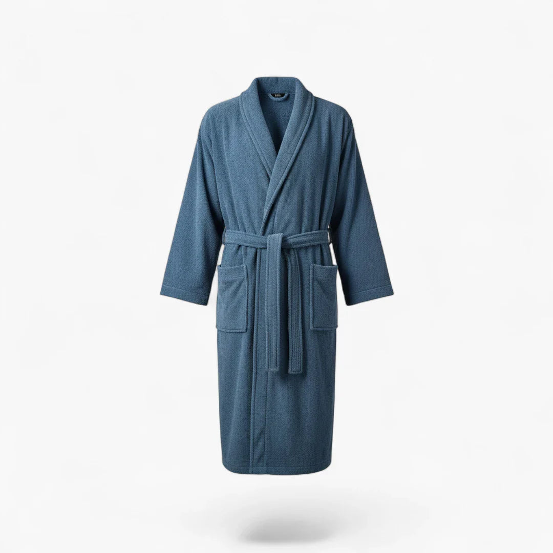 Langer Damen-Frottee-Bademantel