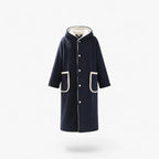 Herrenbademantel in Marineblau