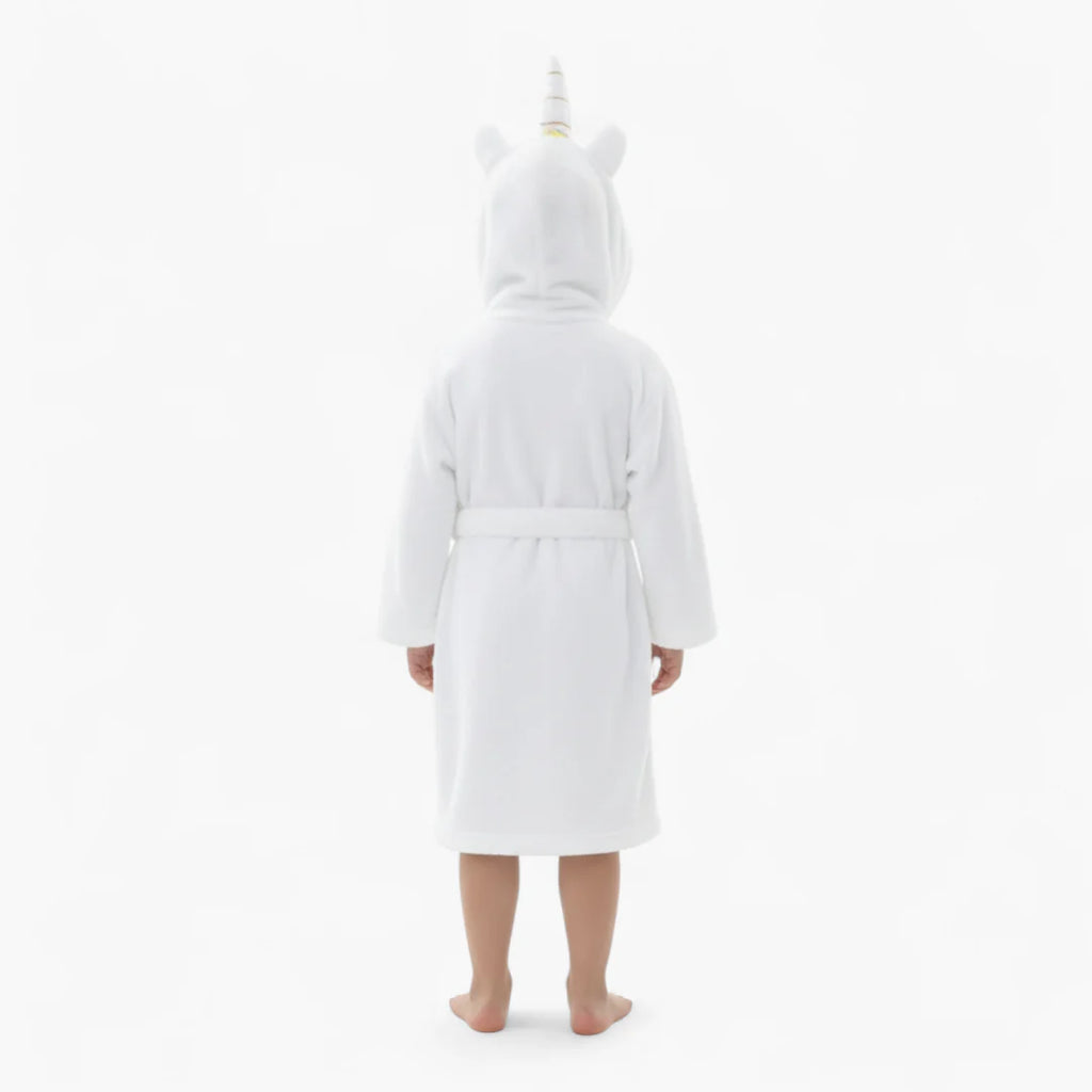 Einhorn-Kinderbademantel