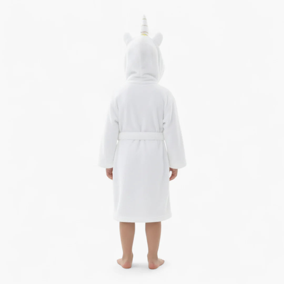 Einhorn-Kinderbademantel