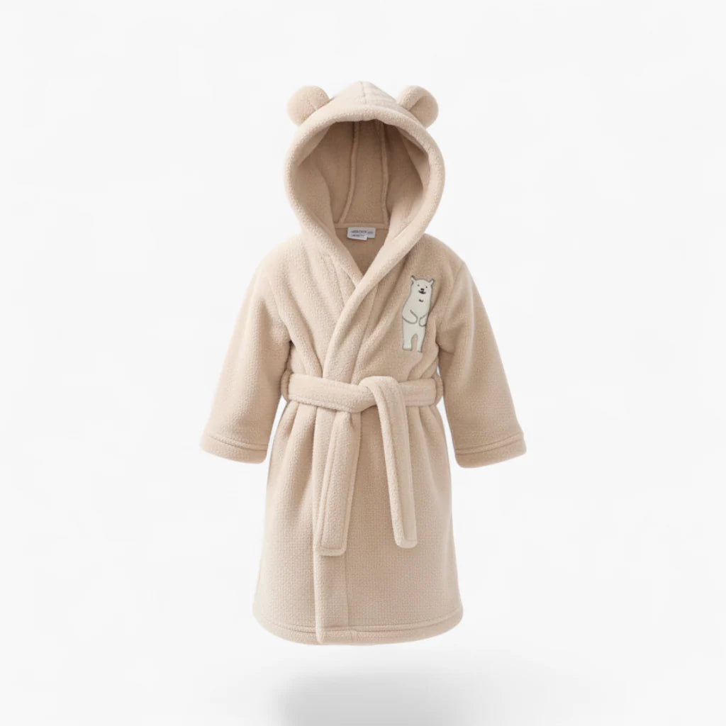 Kinder-Fleecebademantel