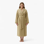 Damen-Bademantel aus dickem Frottee