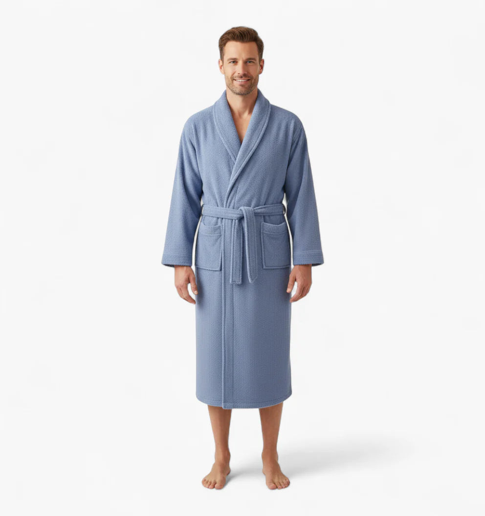 Herren-Frotteebademantel