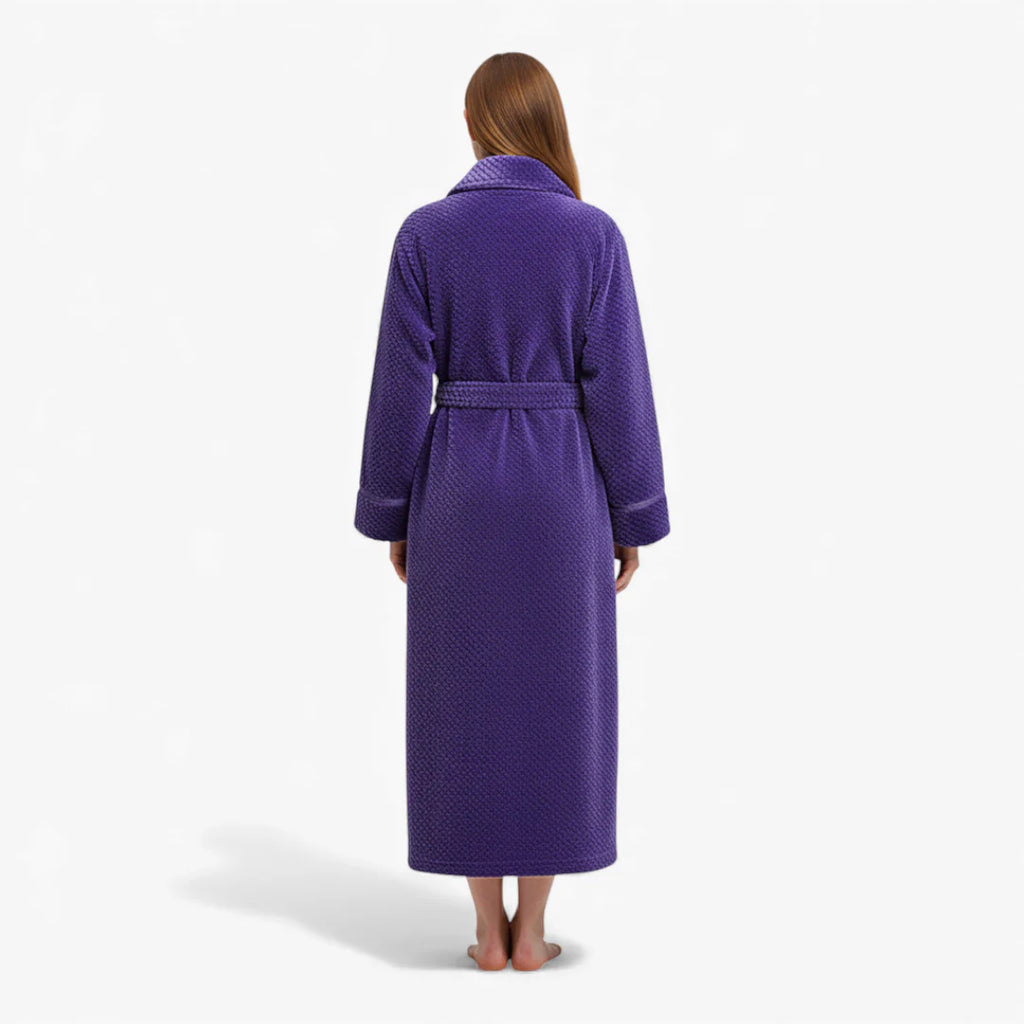 Winter-Nachtmantel Damen - Sanftes Violett