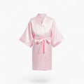 Klassischer Satin-Bademantel für Mädchen