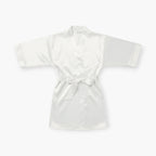 Klassischer Satin-Bademantel für Mädchen