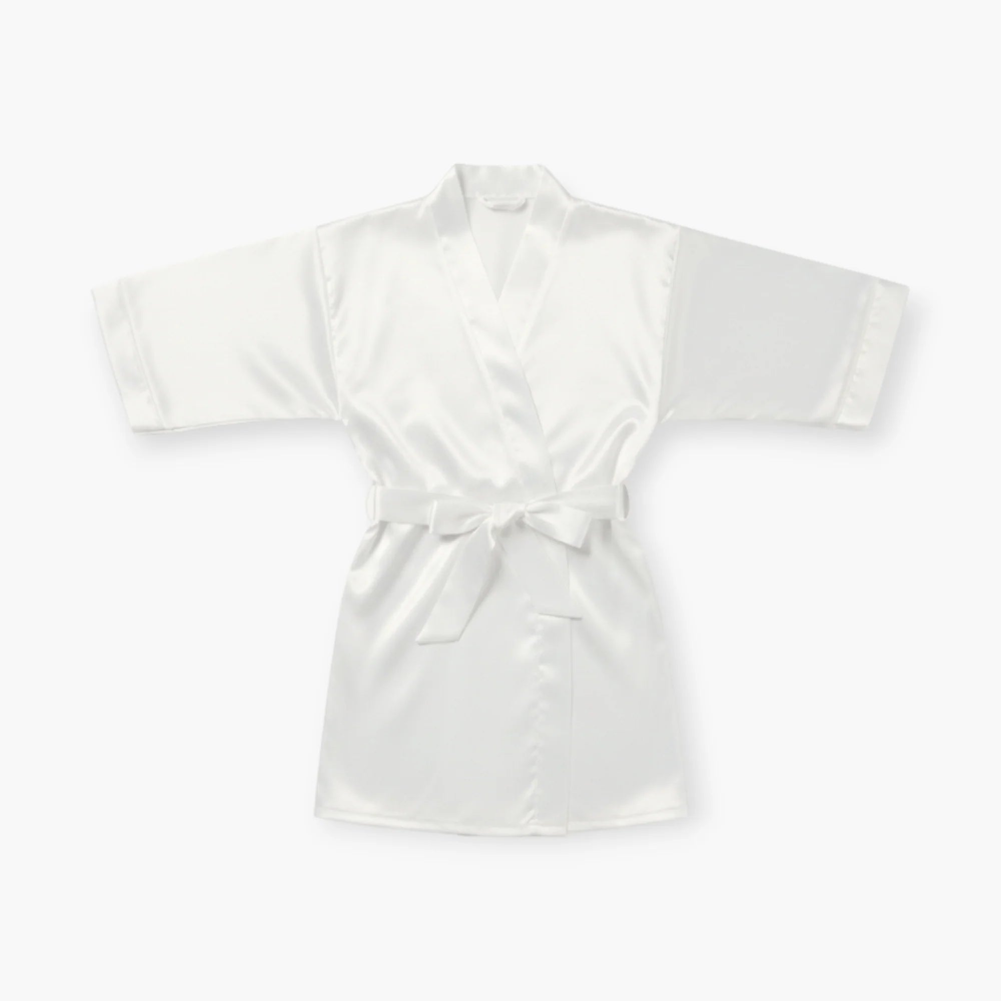 Klassischer Satin-Bademantel für Mädchen