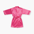 Klassischer Satin-Bademantel für Mädchen