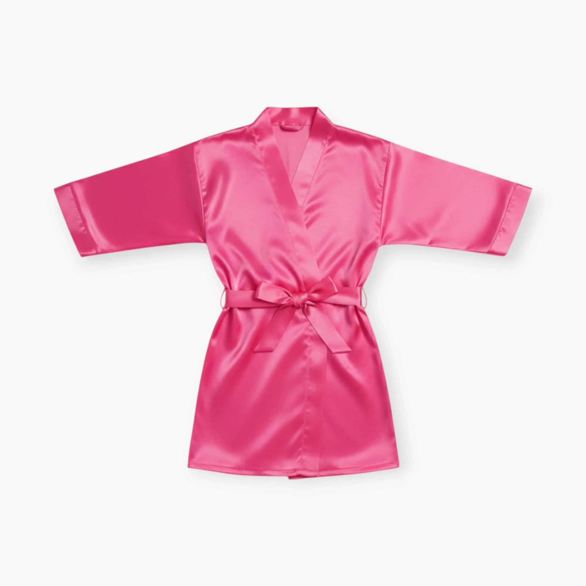 Klassischer Satin-Bademantel für Mädchen