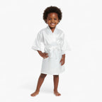 Klassischer Satin-Bademantel für Mädchen
