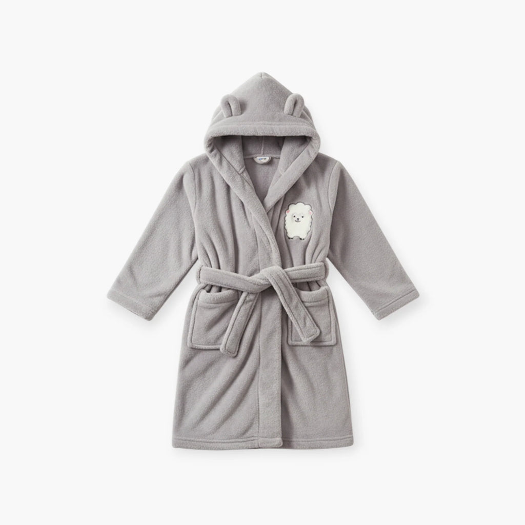 Kinderbademantel mit Schafmotiv