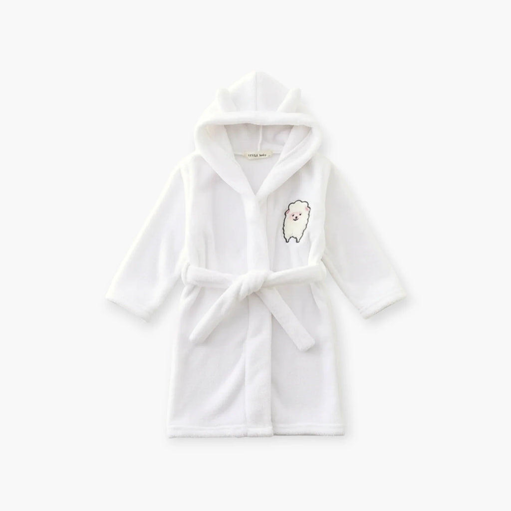 Kinderbademantel mit Schafmotiv