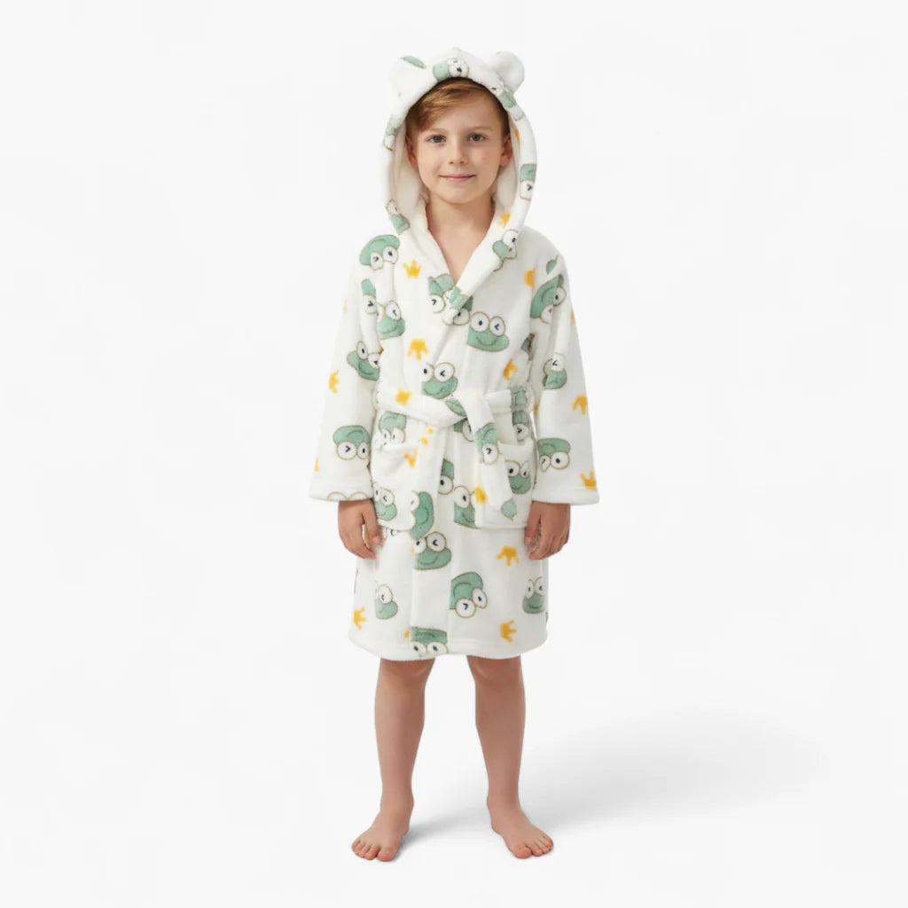 Kinderbademantel aus Frottee