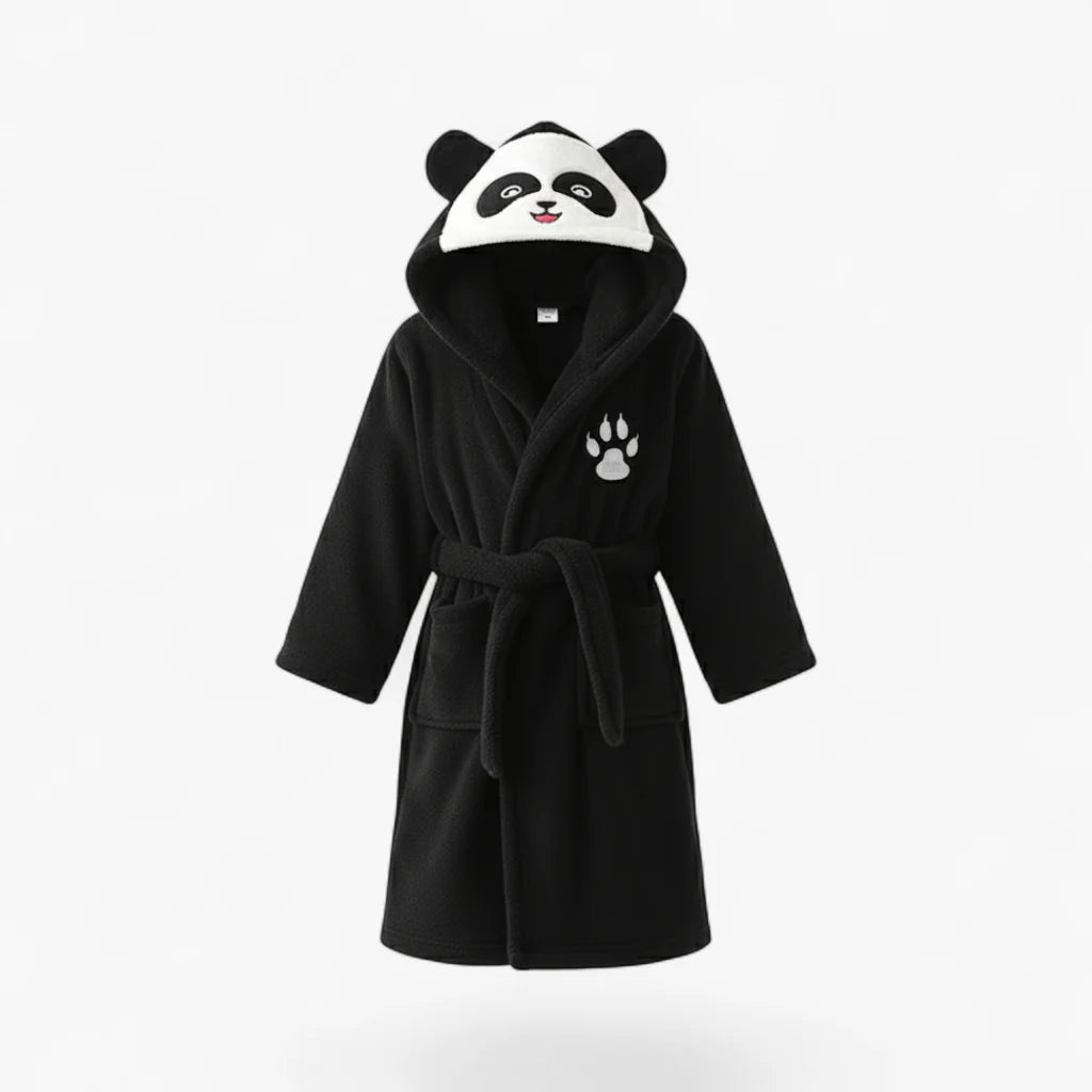 Panda-Bademantel für Kinder
