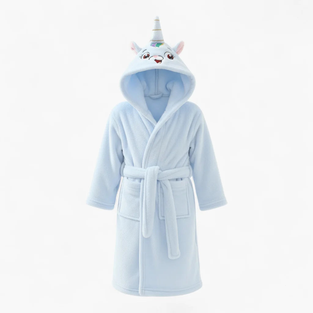Einhorn-Kinderbademantel