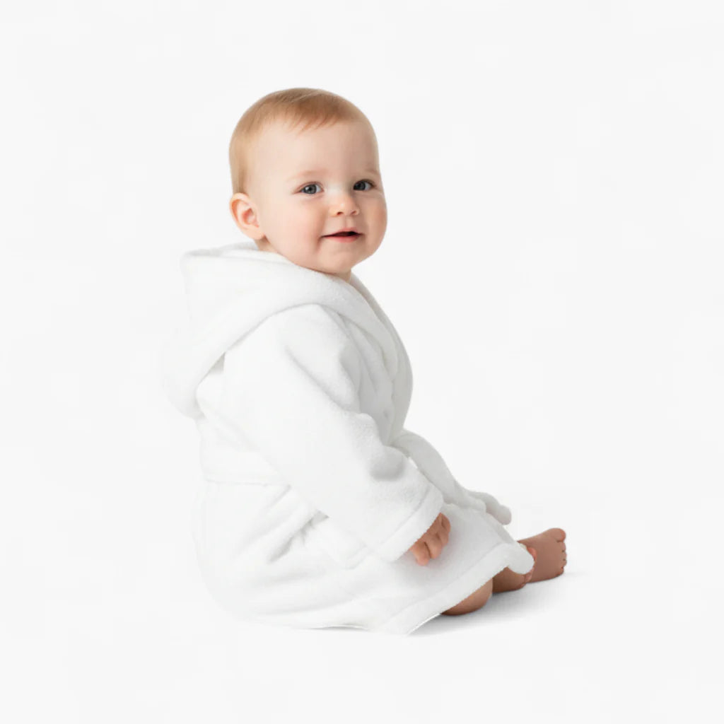 Baby-Fleece-Bademantel