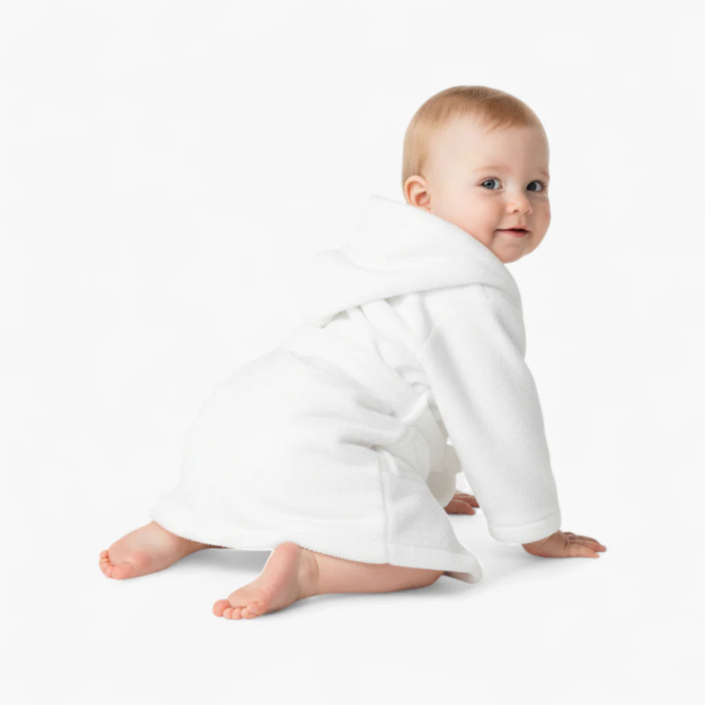 Baby-Fleece-Bademantel