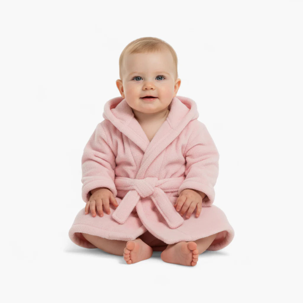 Baby-Fleece-Bademantel