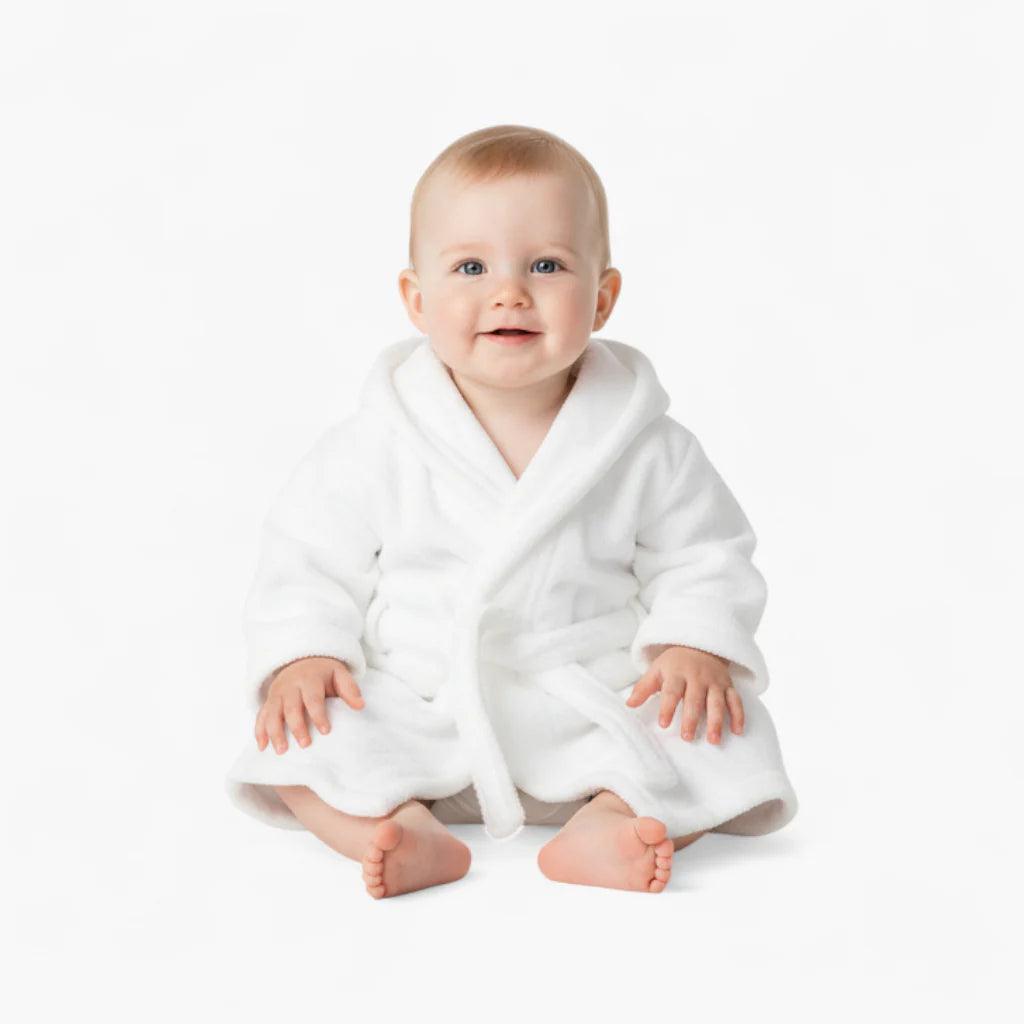 Baby-Fleece-Bademantel