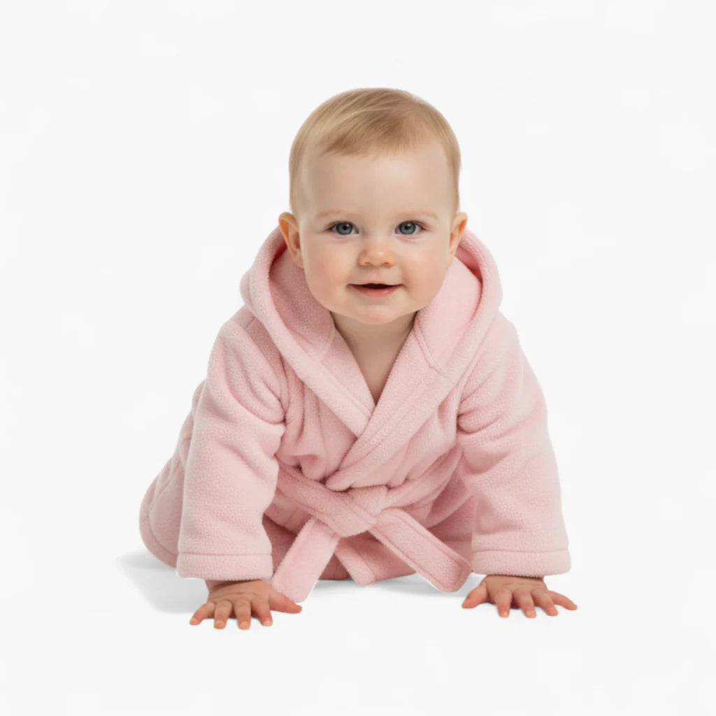 Baby-Fleece-Bademantel