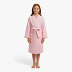 Kinderbademantel mit Wabenmuster