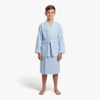 Kinderbademantel mit Wabenmuster