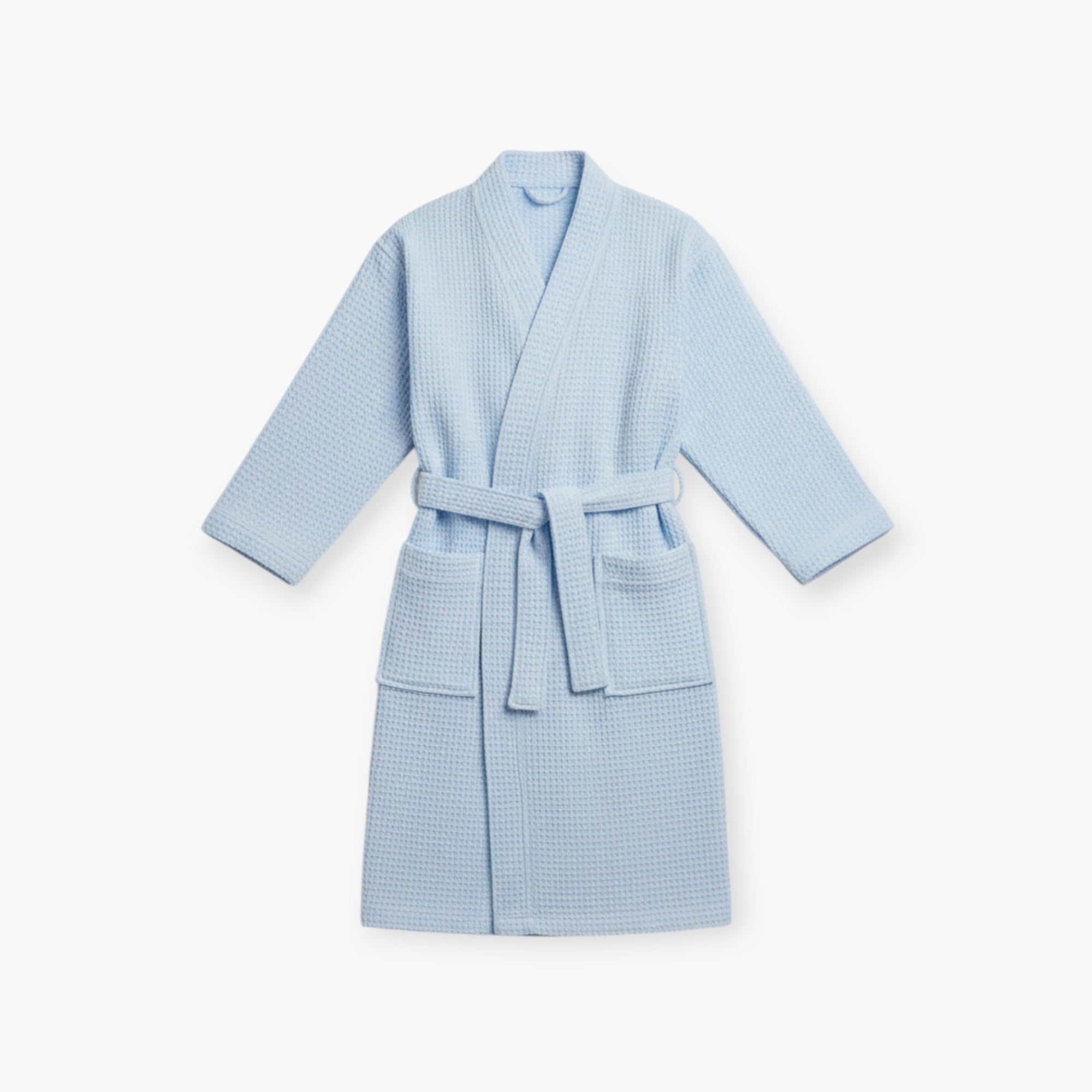 Kinderbademantel mit Wabenmuster