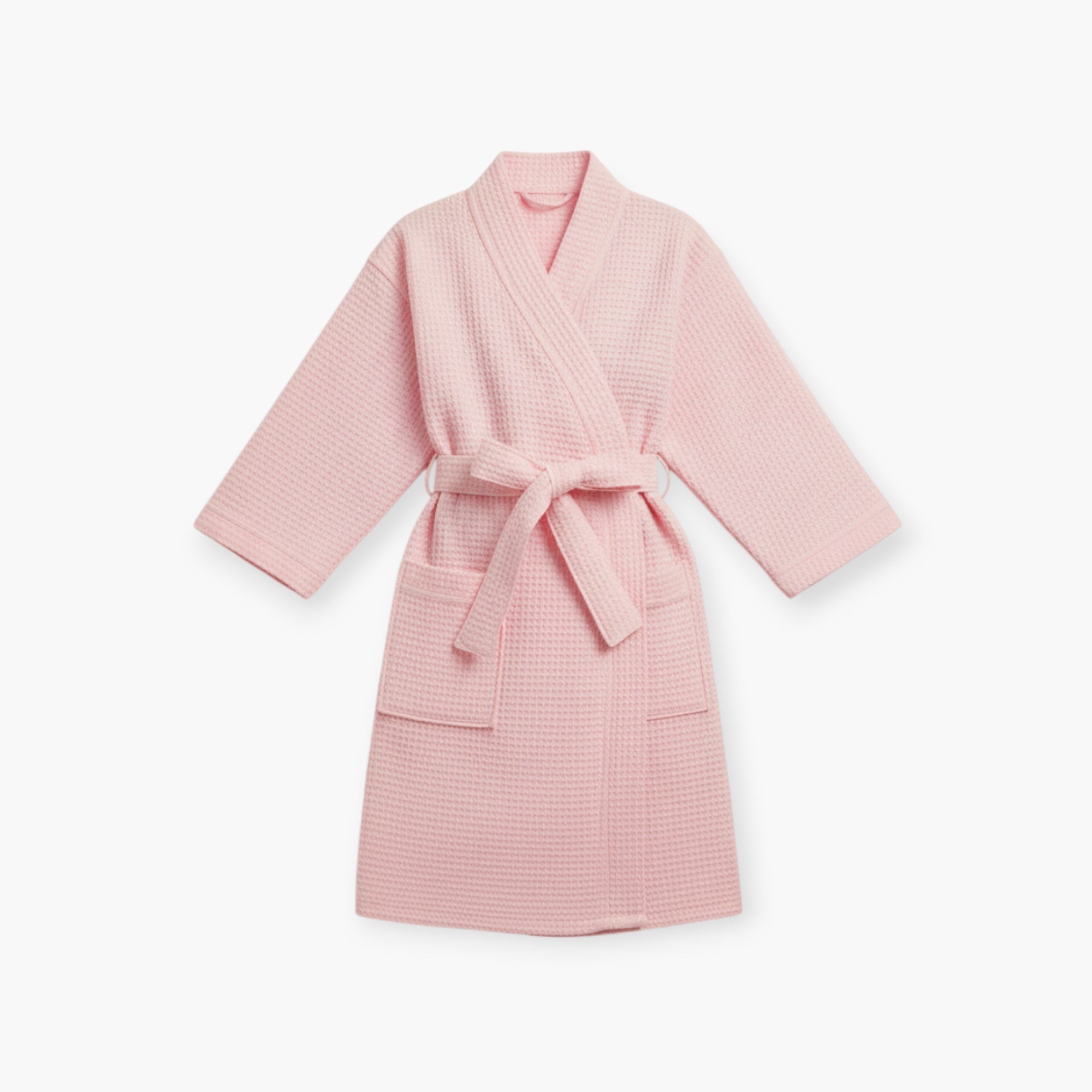 Kinderbademantel mit Wabenmuster