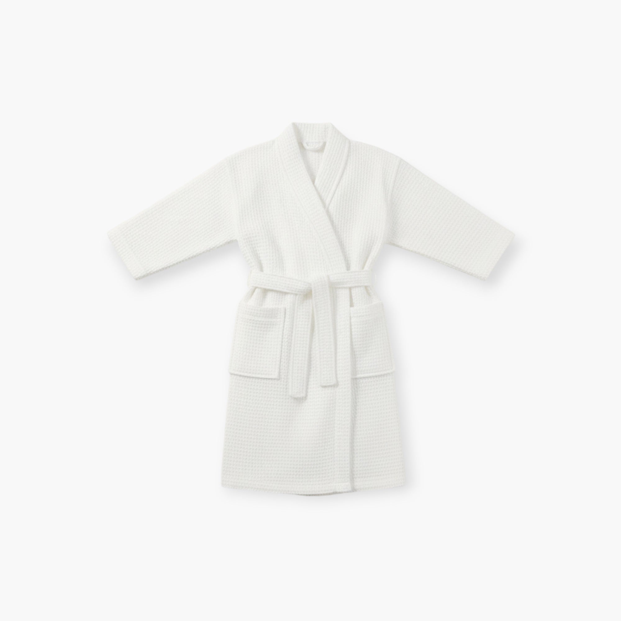 Kinderbademantel mit Wabenmuster