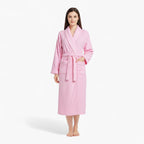 Kurzer Damenbademantel aus Frottee