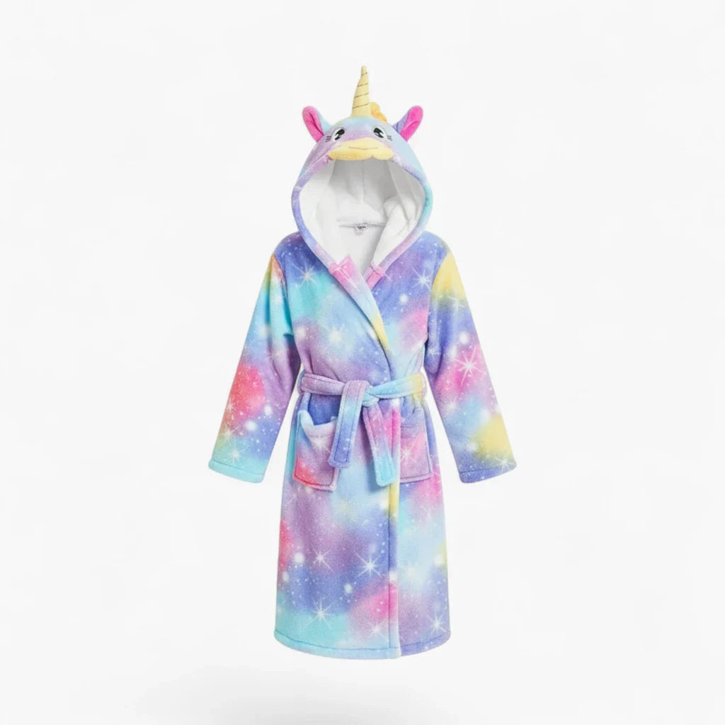 Kinderbademantel mit Tiermotiven