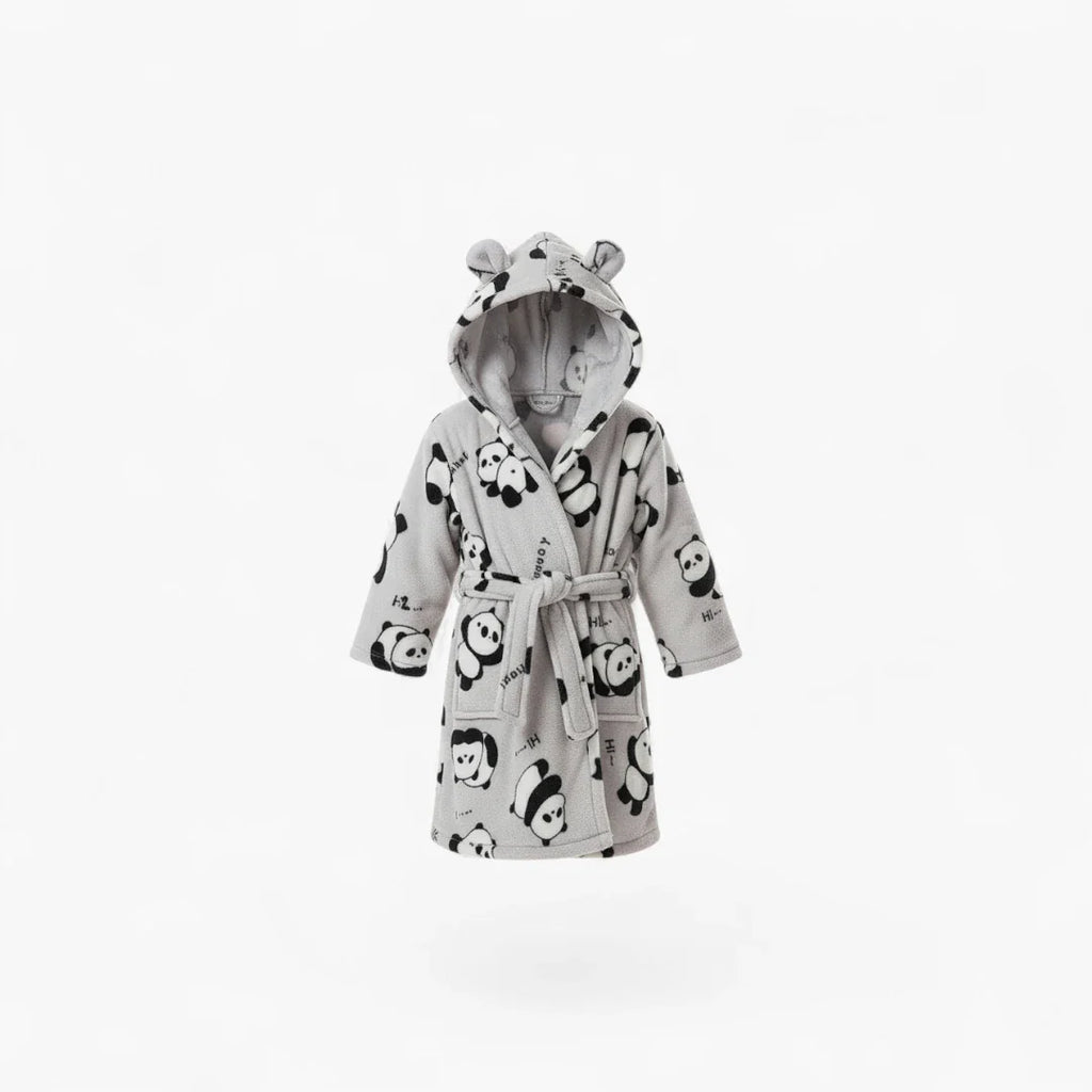 Panda-Bademantel für Kinder