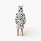 Panda-Bademantel für Kinder