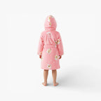 Rosa Kinderbademantel