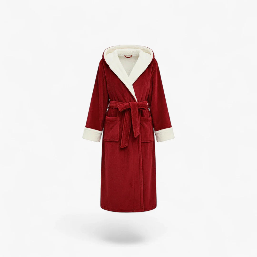 Damen-Bademantel, weich und flauschig