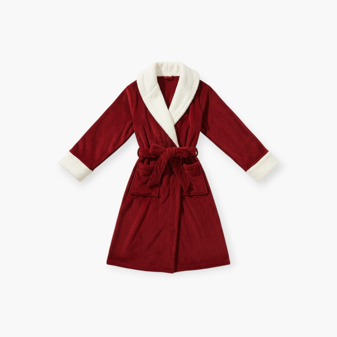 Damen-Bademantel, weich und flauschig
