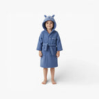 Kinderbademantel mit Katzenmotiv