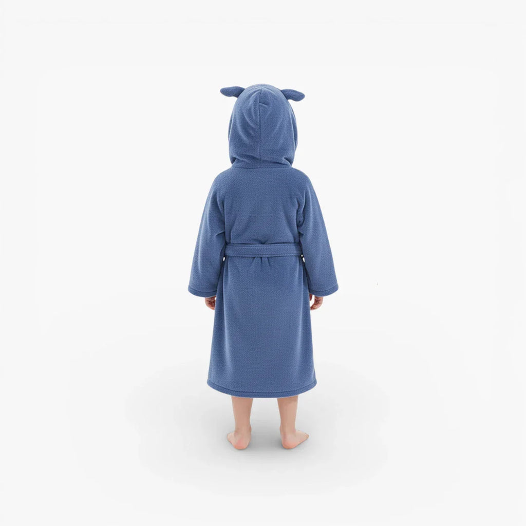 Kinderbademantel mit Katzenmotiv