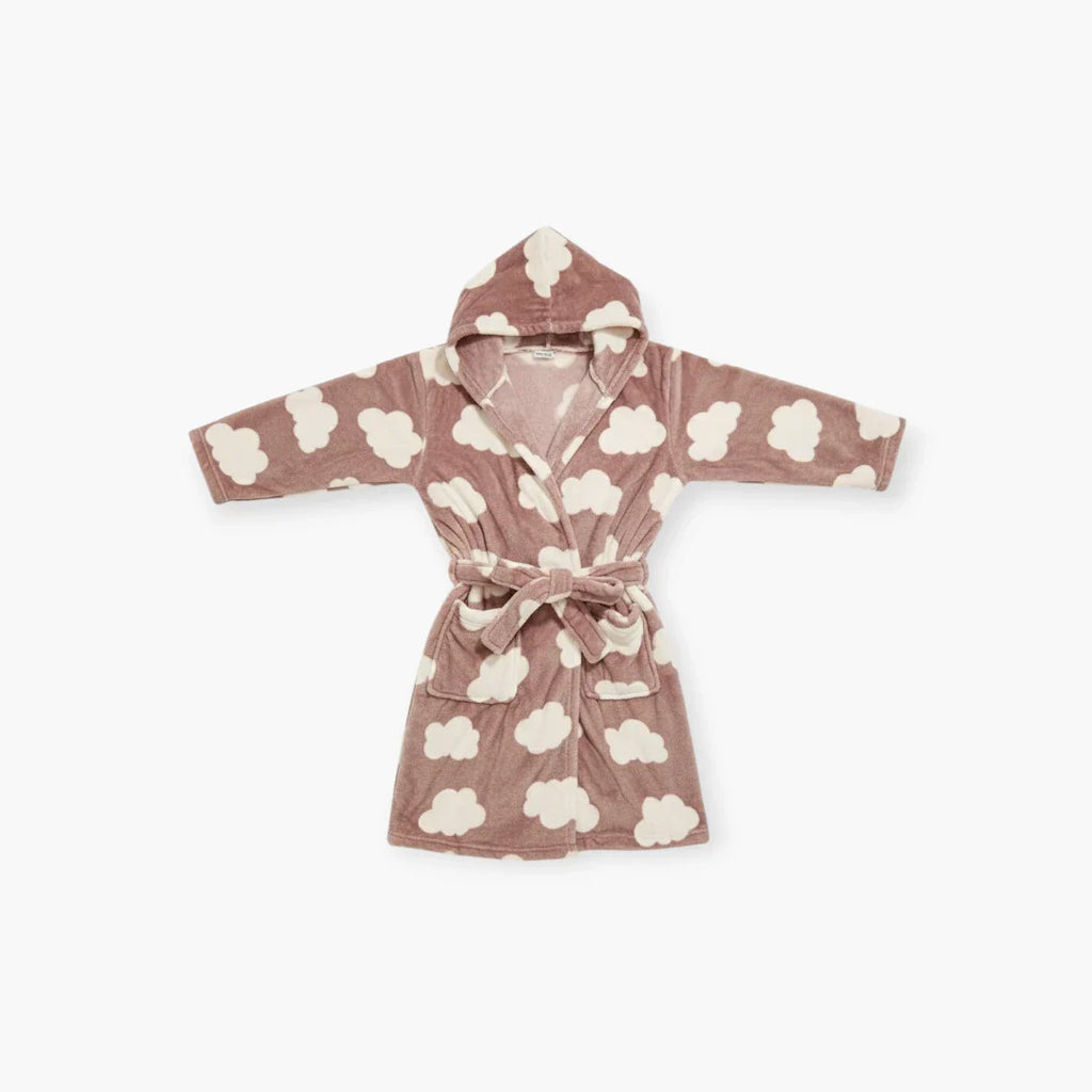 Kurzer Damen-Nachtmantel warm