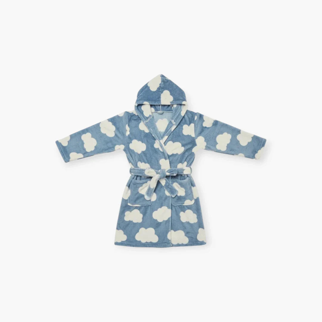 Kurzer Damen-Nachtmantel warm