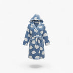 Kurzer Damen-Nachtmantel warm