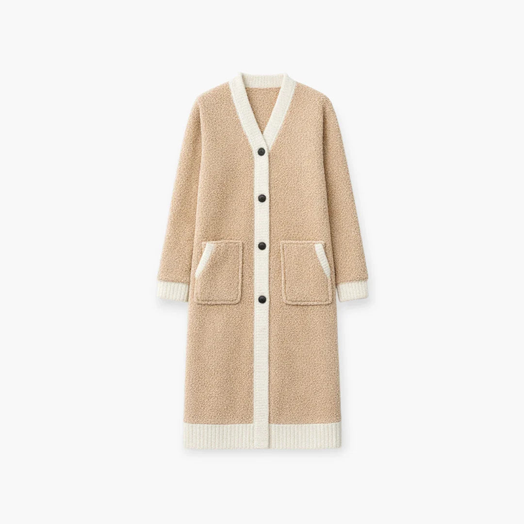 Damen-Bademantel lang und warm