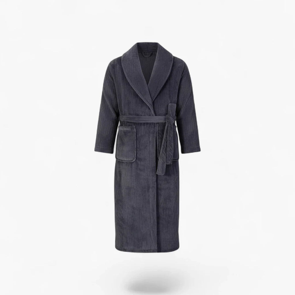 Herren-Bademantel mit langen Ärmeln