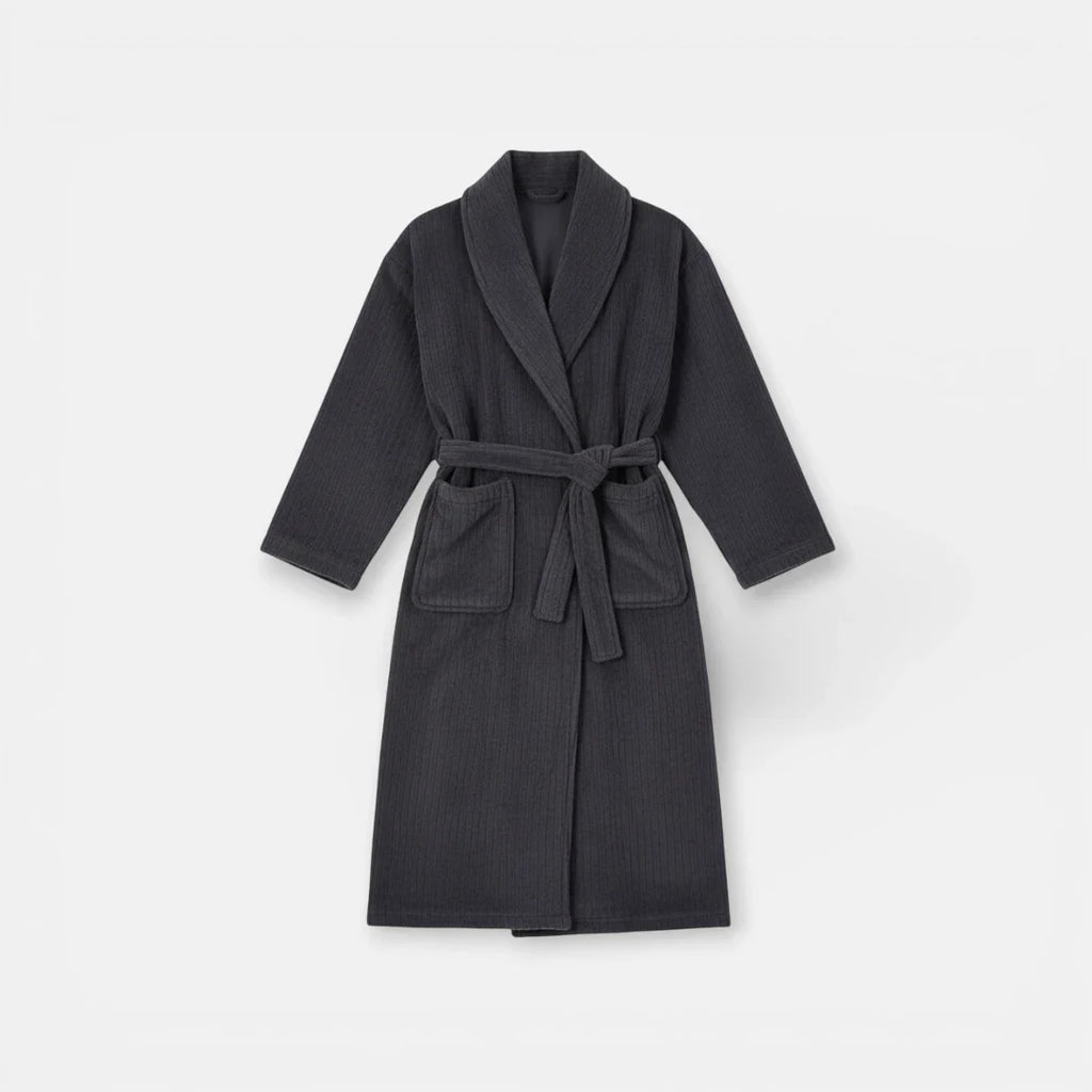 Herren-Bademantel mit langen Ärmeln