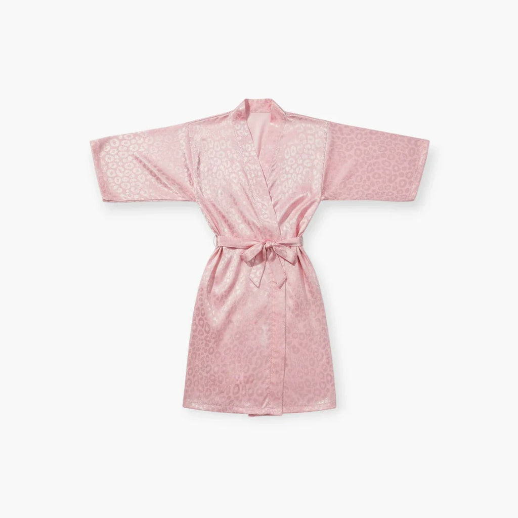 Schwarzer Damen-Bademantel aus Polyester