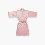 Schwarzer Damen-Bademantel aus Polyester